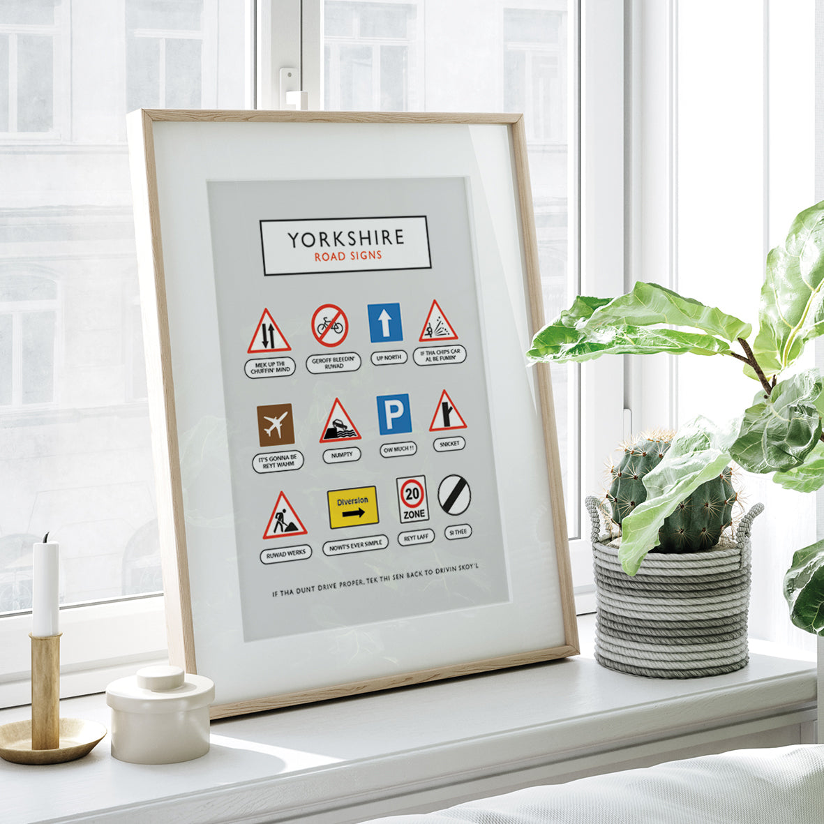 Yorkshire Road Signs - Print