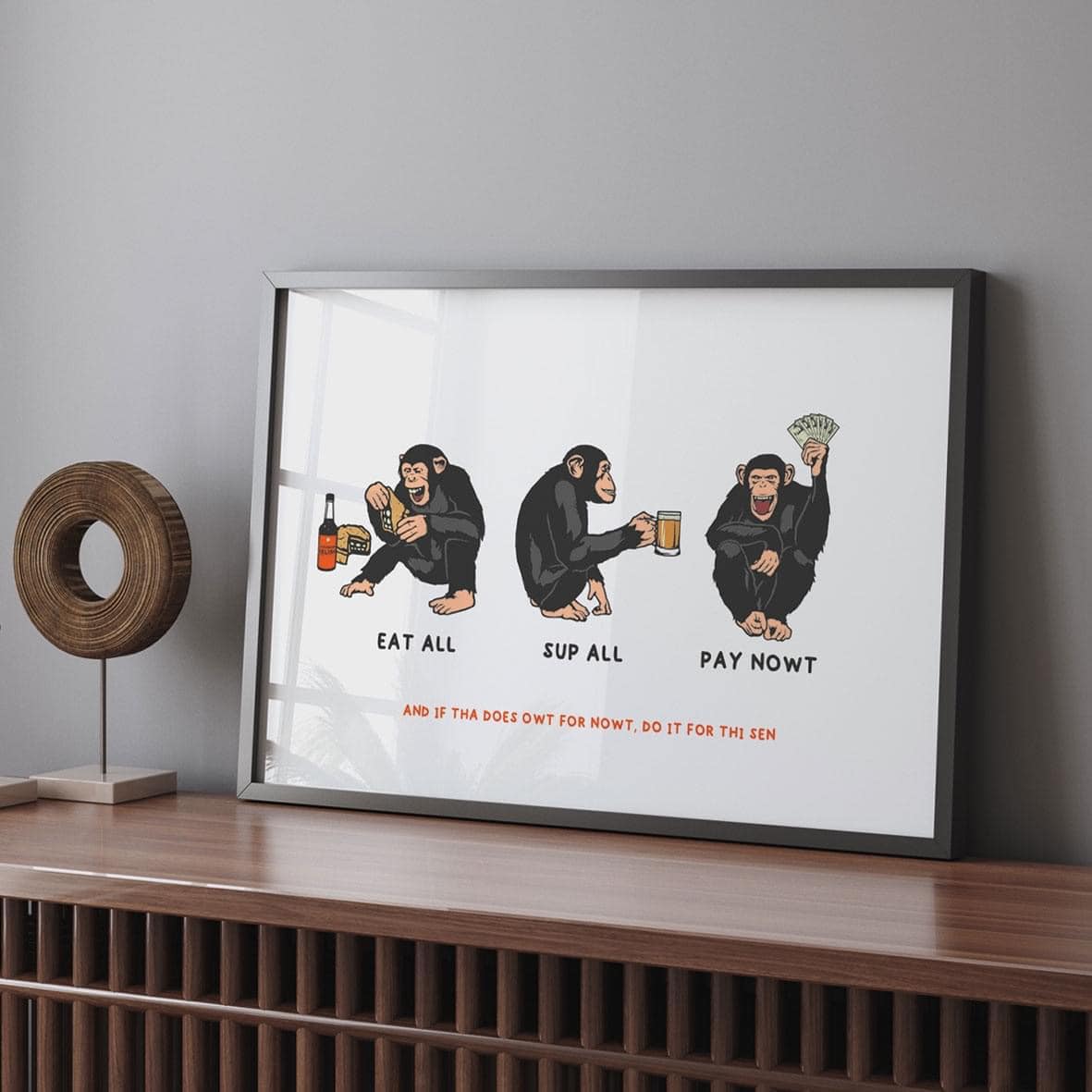 Three Wise Monkeys - Print
