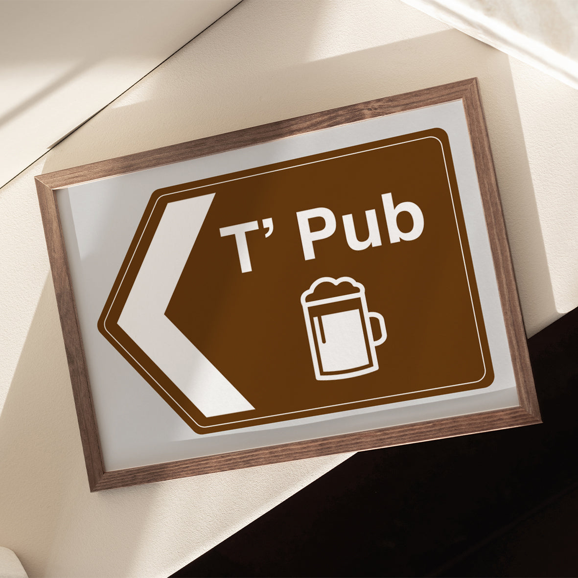 T' Pub (Right Arrow) - Print