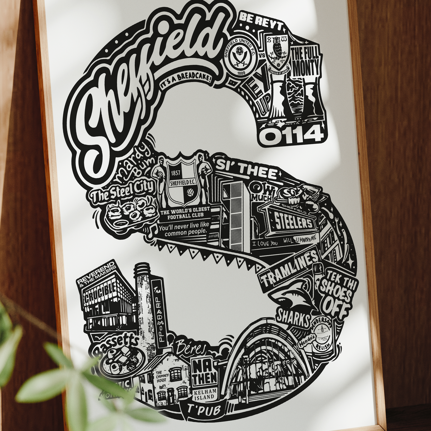 S for Sheffield - Print