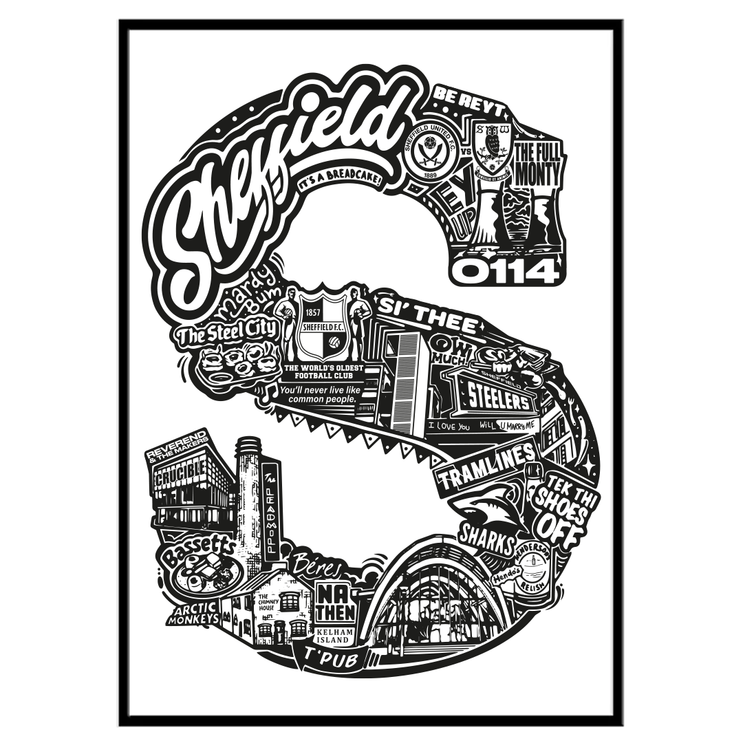 S for Sheffield - Print