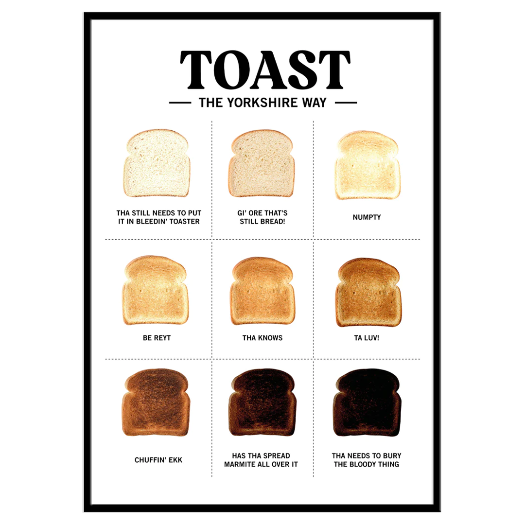 Toast: The Yorkshire Way - Print