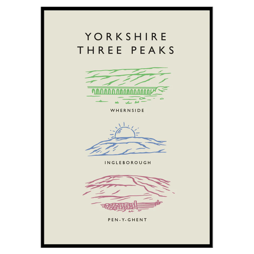 Yorkshire Three Peaks Print
