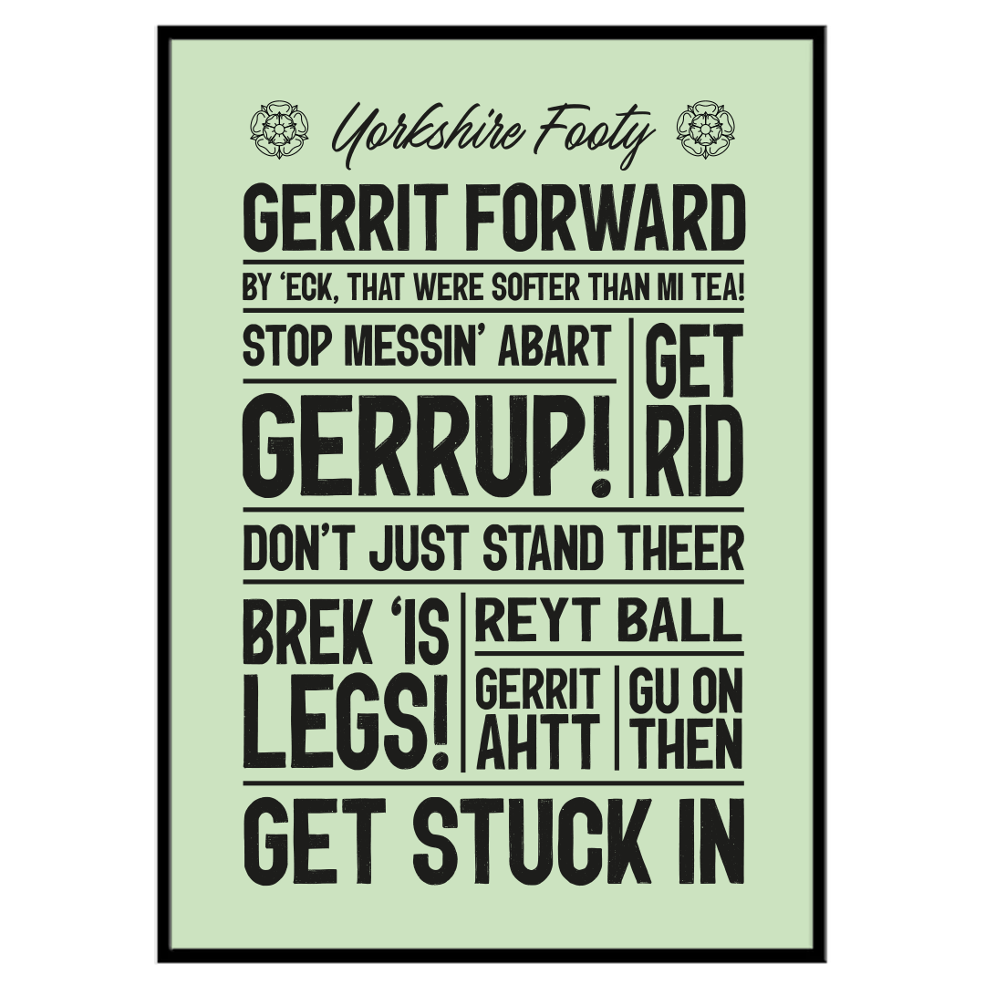 Yorkshire Footy - Print