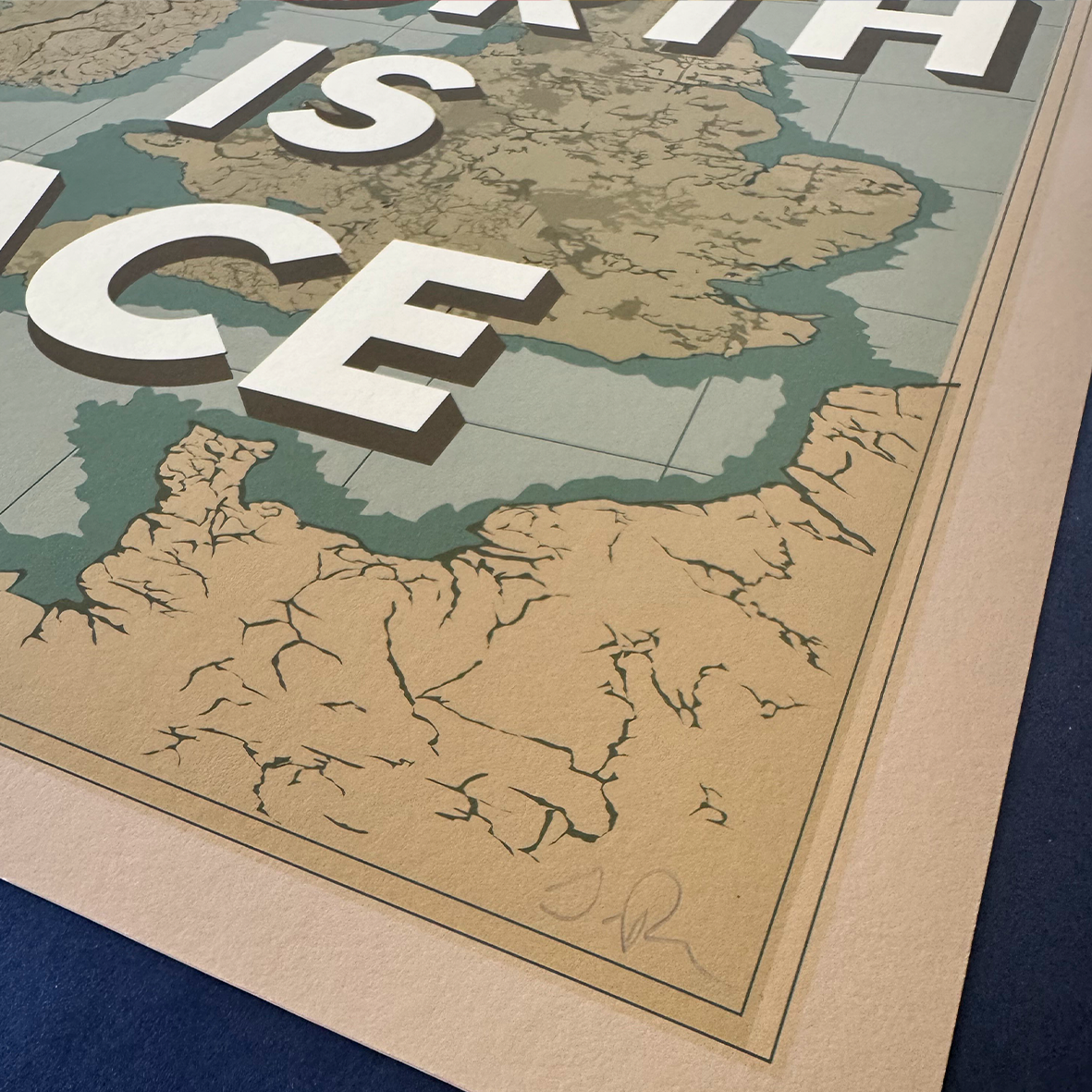 1 of 30 Signed & Framed - The North Is Ace: Limited Edition
