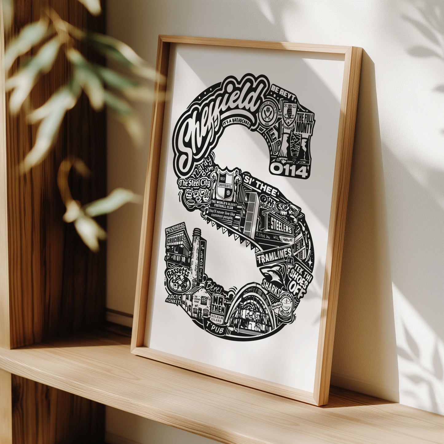 S for Sheffield - Print