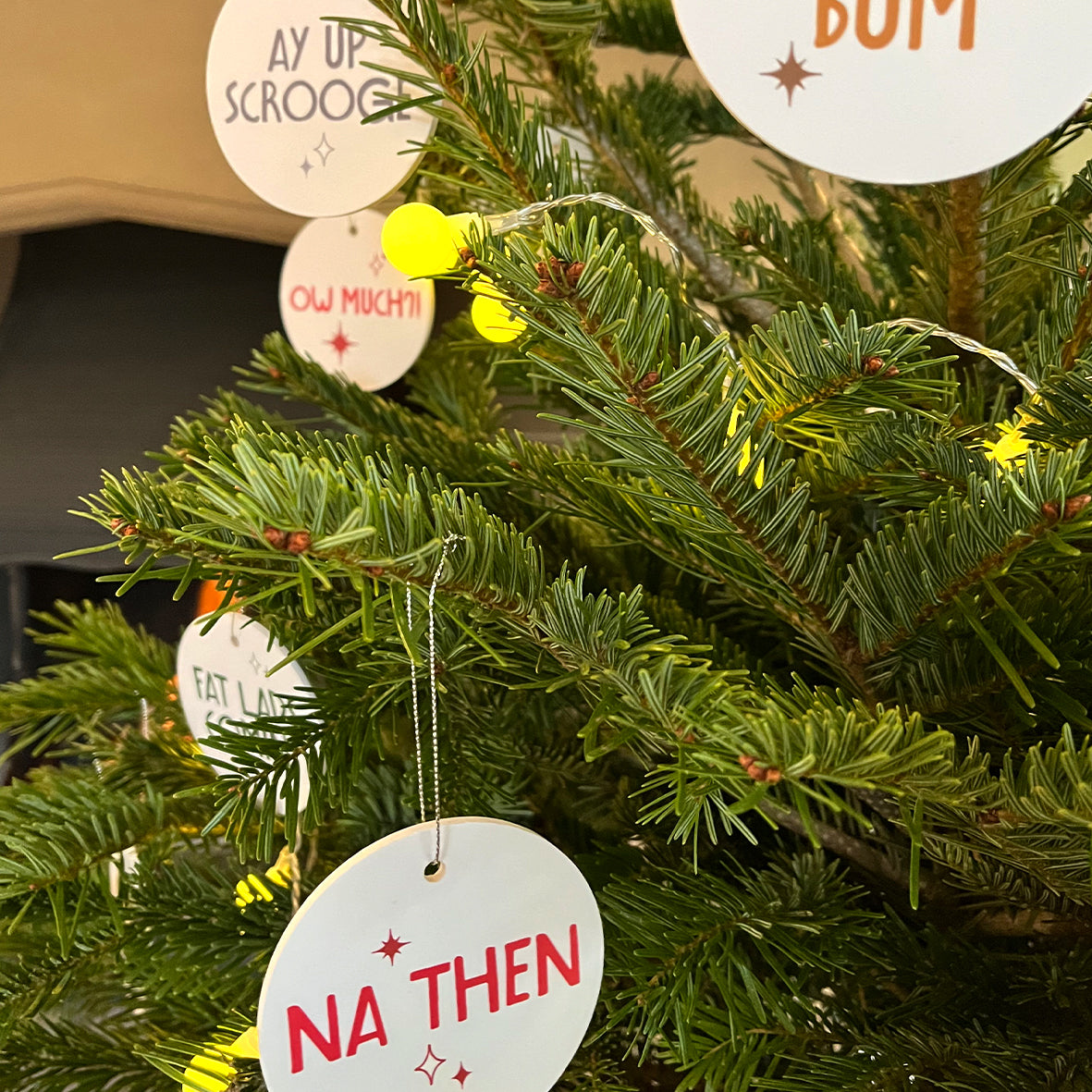Yorkshire Christmas Bauble Set (Pack of 6 with 12 designs)