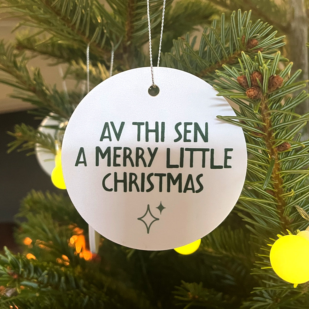 Yorkshire Christmas Bauble Set (Pack of 6 with 12 designs)