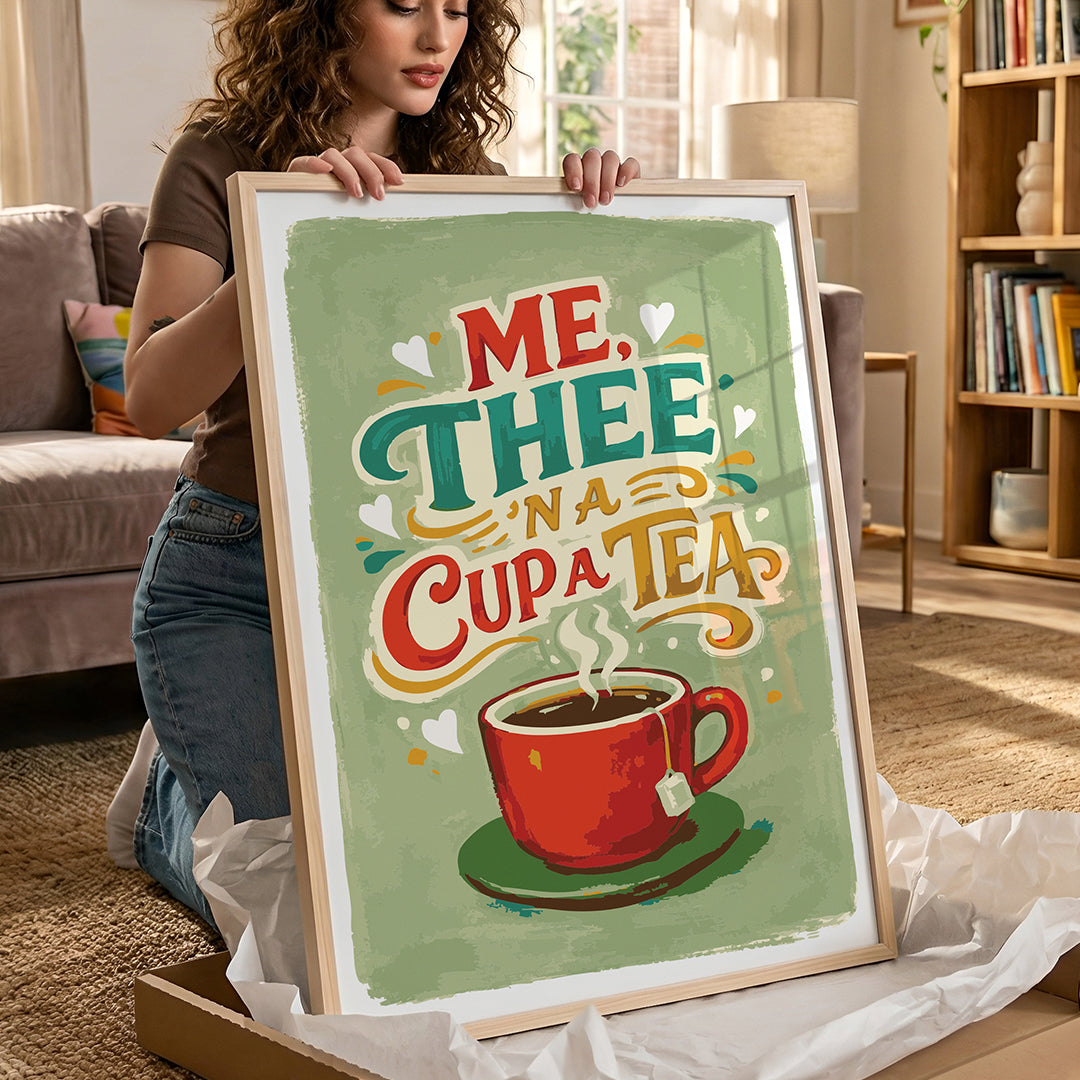 Me, Thee 'n a Cup a Tea - Print