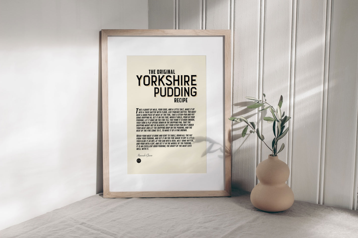 The Original Yorkshire Pudding Recipe - Print