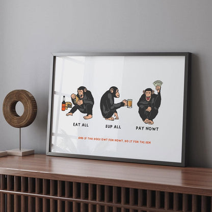 Three Wise Monkeys - Print