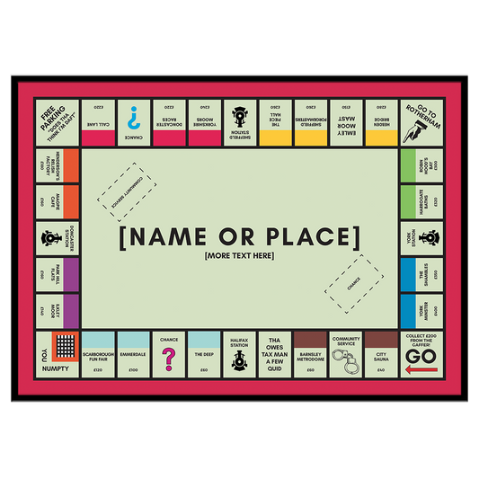 Personalised Custom-opoly Print