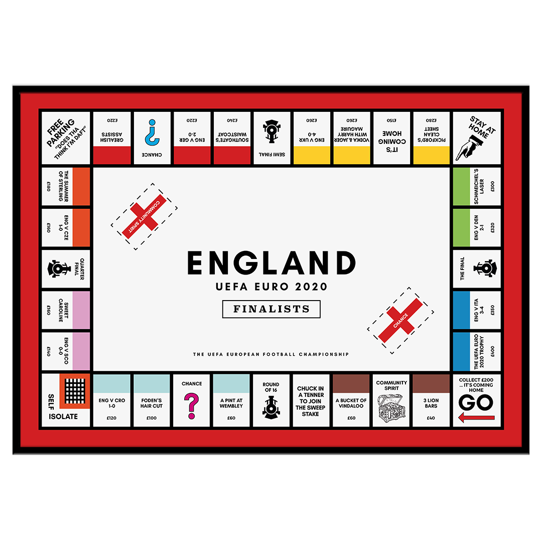 England Euro 2020 Finalists - Limited Edition Print