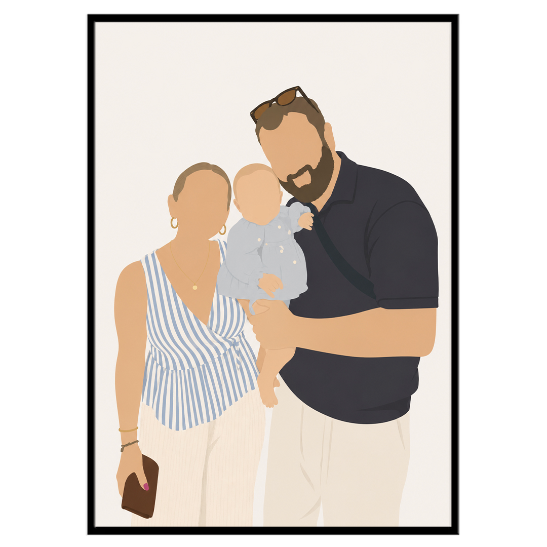 Personalised Family Photo Print