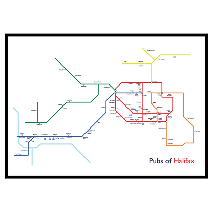 Pubs of Halifax - Print