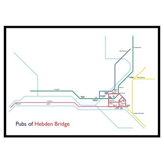 Pubs of Hebden Bridge - Print