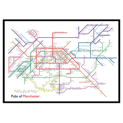Pubs of Manchester - Print
