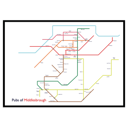 Pubs of Middlesbrough - Print
