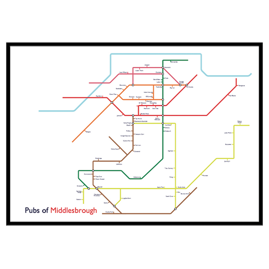 Pubs of Middlesbrough - Print