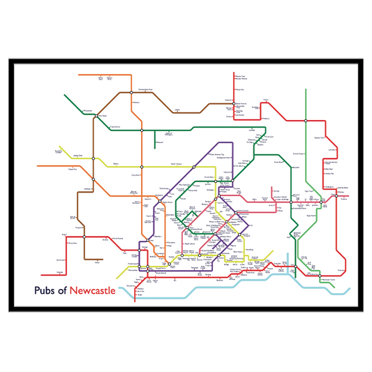 Pubs of Newcastle - Print