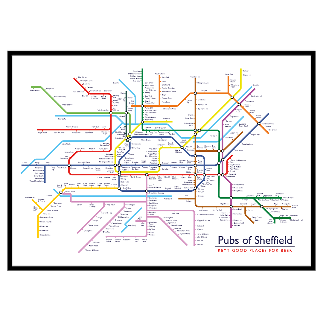 Pubs of Sheffield - Print