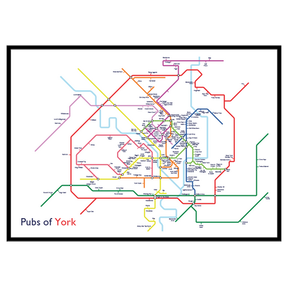 Pubs of York - Print