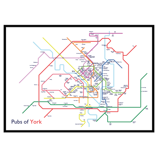 Pubs of York - Print