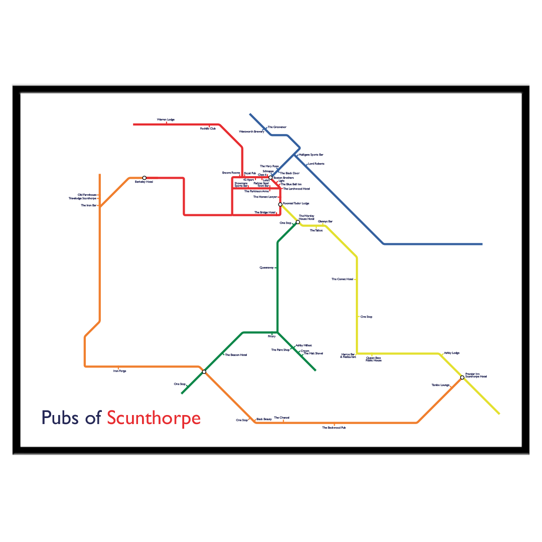 Pubs of Scunthorpe - Print