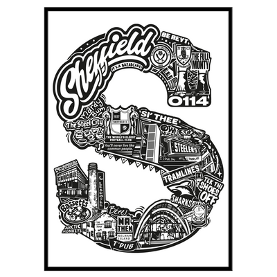 S for Sheffield - Print