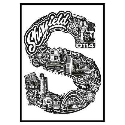 S for Sheffield - Print