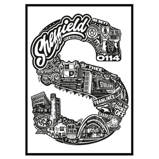 S for Sheffield - Print