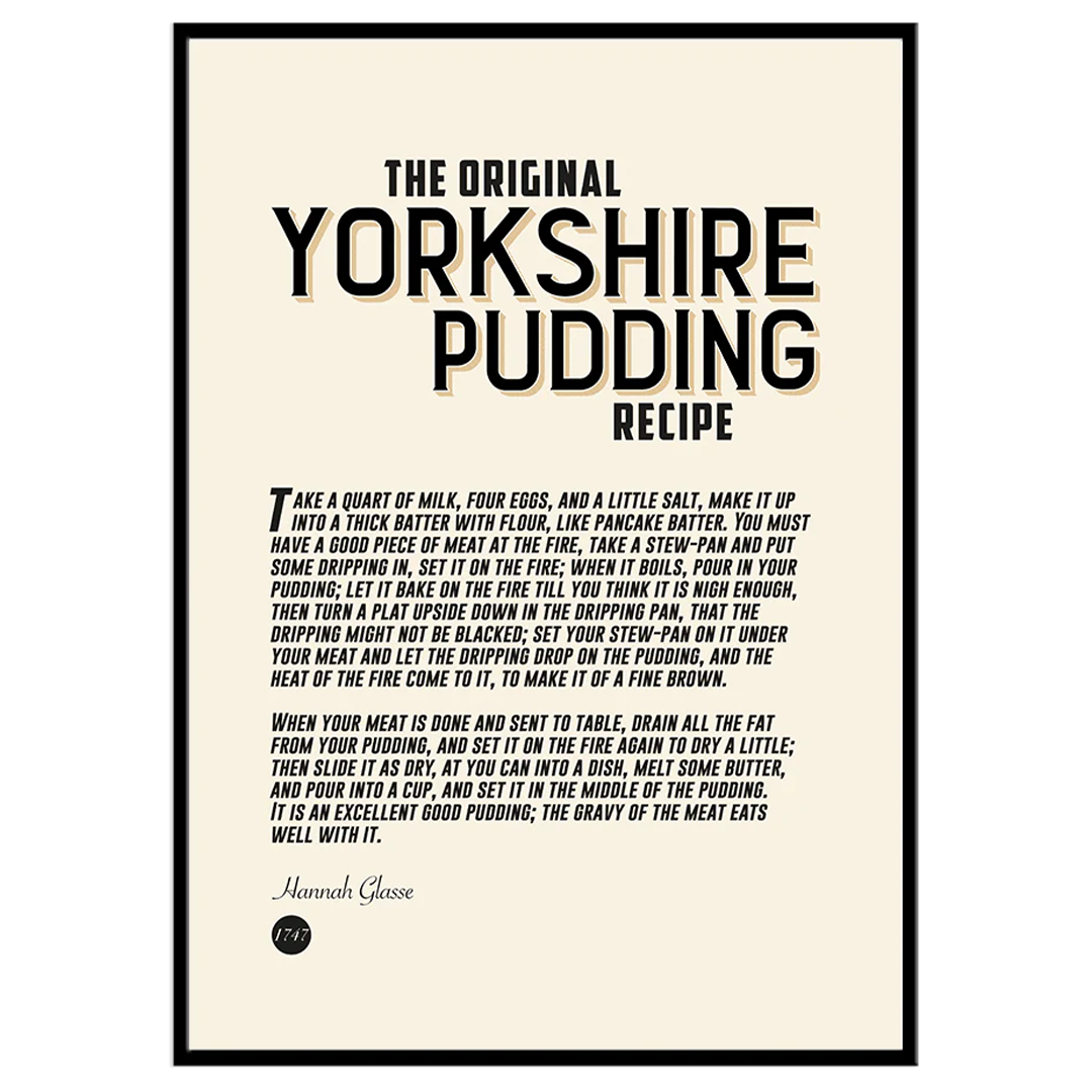 The Original Yorkshire Pudding Recipe - Print