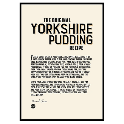 The Original Yorkshire Pudding Recipe - Print