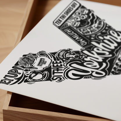 Y for Yorkshire - Print