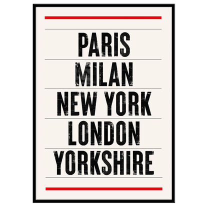 Yorkshire Destination - Print