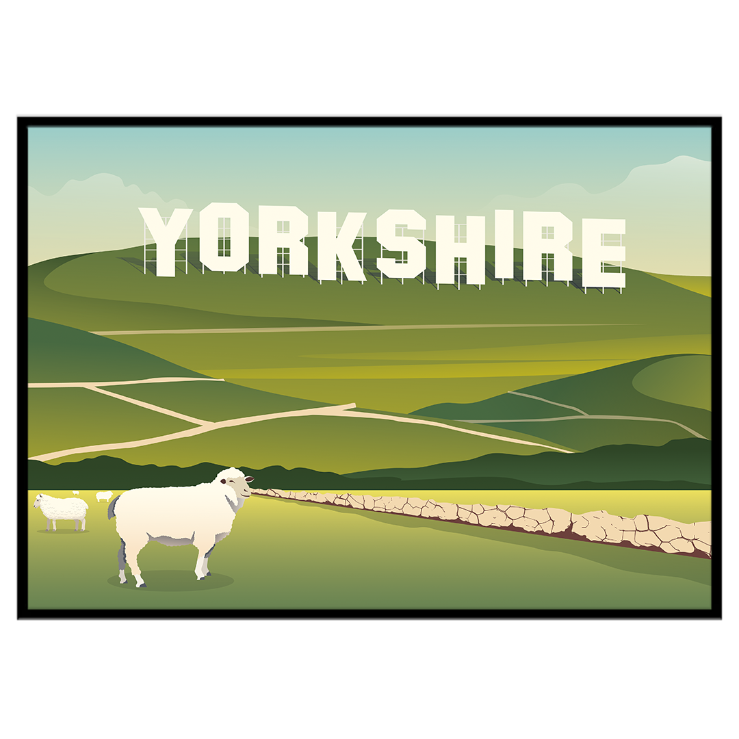 Yorkshire Hollywood - Print