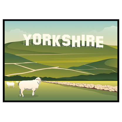 Yorkshire Hollywood - Print