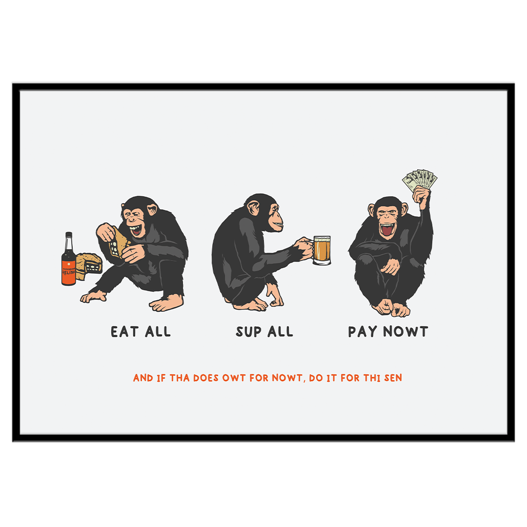 Three Wise Monkeys - Print