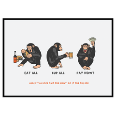 Three Wise Monkeys - Print