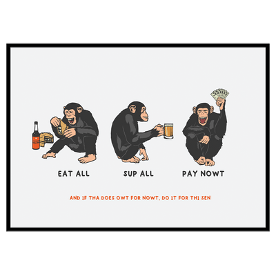 Three Wise Monkeys - Print