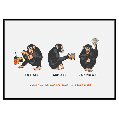Three Wise Monkeys - Print