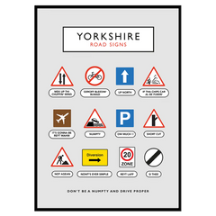 Yorkshire Road Signs - Print