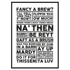 Yorkshire Sayings - Print