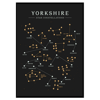 Yorkshire Star Constellations - Print