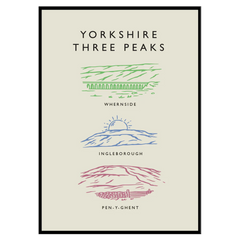 Yorkshire Three Peaks - Print