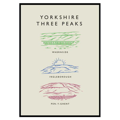 Yorkshire Three Peaks - Print