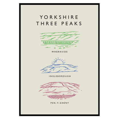 Yorkshire Three Peaks - Print