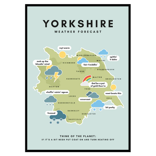 Yorkshire Weather Forecast - Print