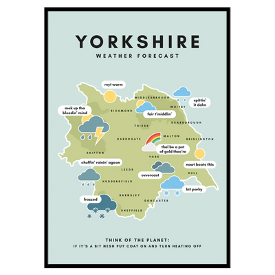 Yorkshire Weather Forecast - Print