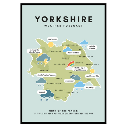 Yorkshire Weather Forecast - Print